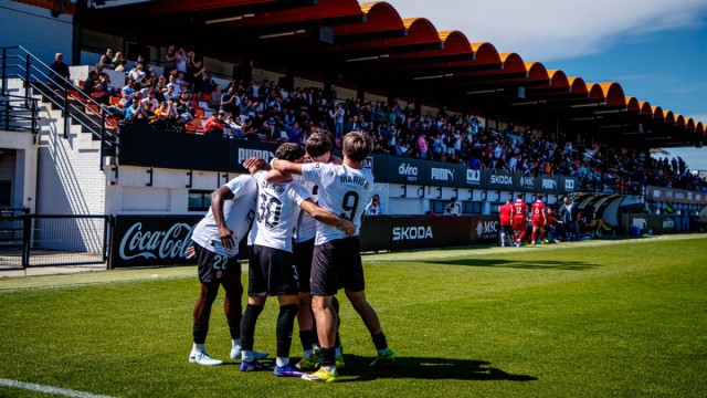 Gran victoria del VCF Mestalla ante el Terrassa FC 