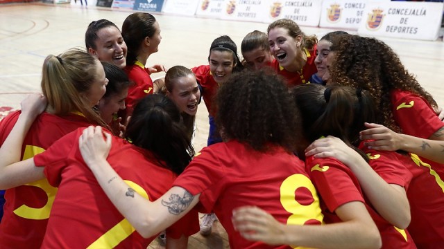 María Valverde, Carmen García, Blanca Ibáñez y Paola López van con la sub-21 de España 