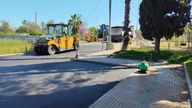 La Albatalía renueva 2.250 m2 de carreteras con una inversión de 41.000 euros