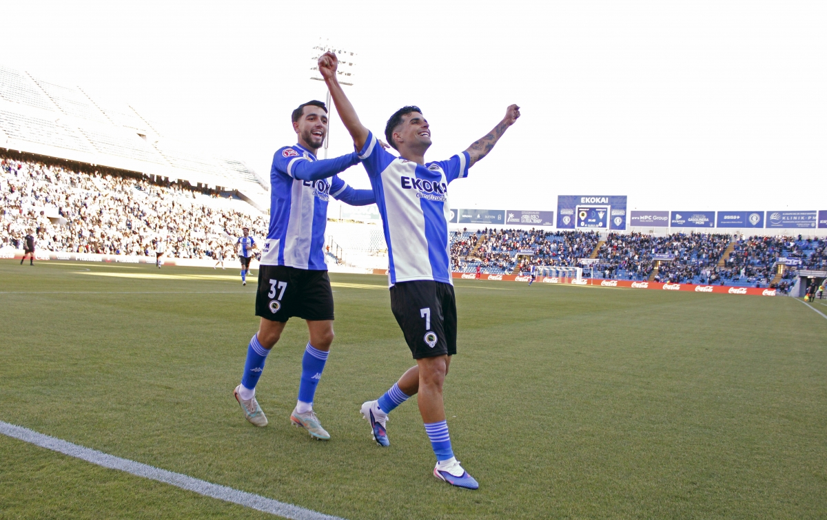 Andy Escudero se estrena como goleador en el primer equipo del Hércules CF - Foto: FITO GONZÁLEZ Andy Escudero se estrena como goleador en el primer equipo del Hércules CF