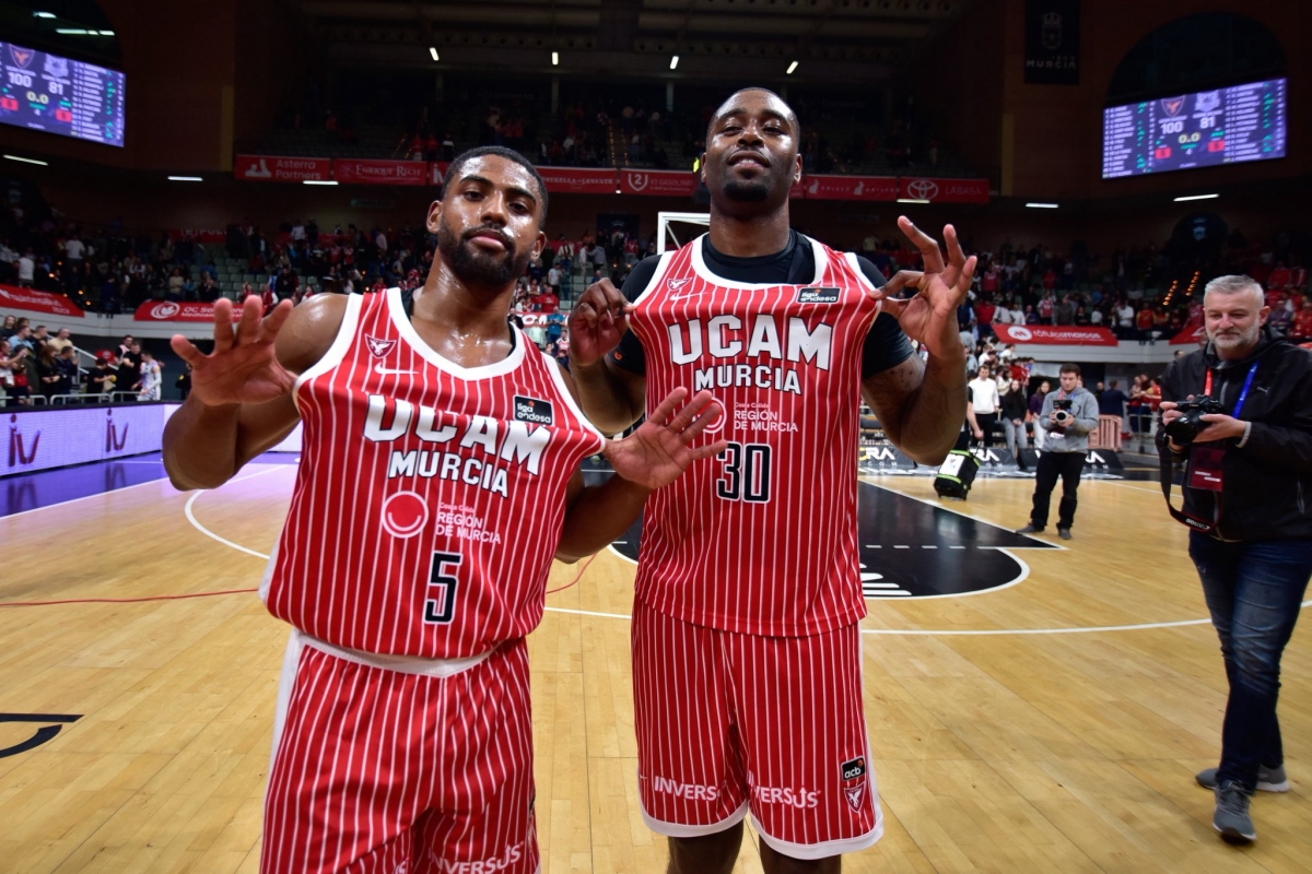 El UCAM CB acredita una mejor racha de cinco triunfos en la Liga Endesa y de 12 en Europa