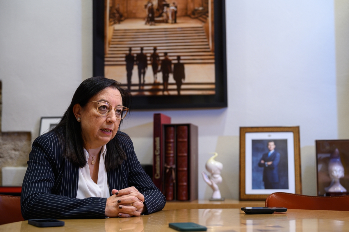 Llanos Massó, presidenta de Les Corts Valencianes. - Foto: KIKE TABERNER Llanos Massó, presidenta de Les Corts Valencianes.