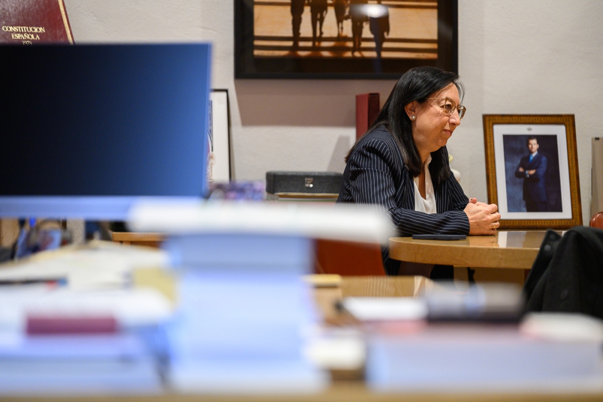 Llanos Massó, presidenta de Les Corts Valencianes. - Foto: KIKE TABERNER Llanos Massó, presidenta de Les Corts Valencianes.