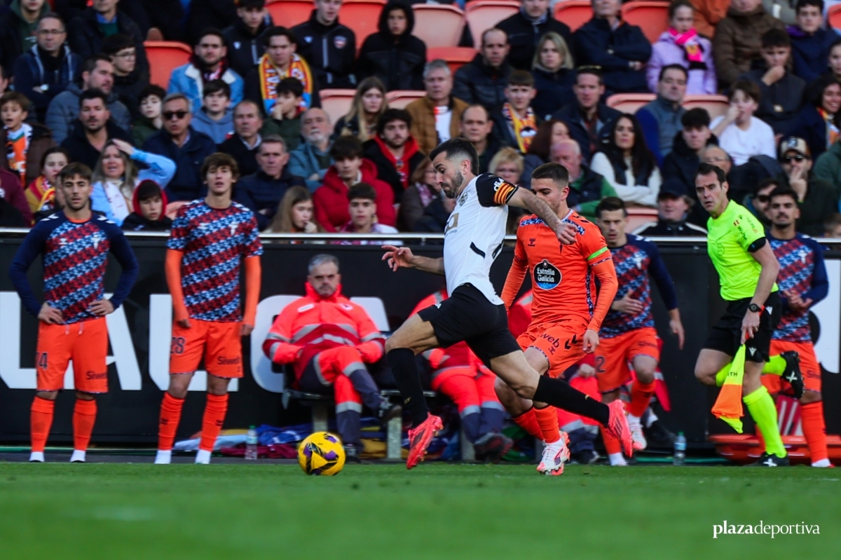 El Valencia no pierde en Liga desde 2016 contra el Celta en Mestalla