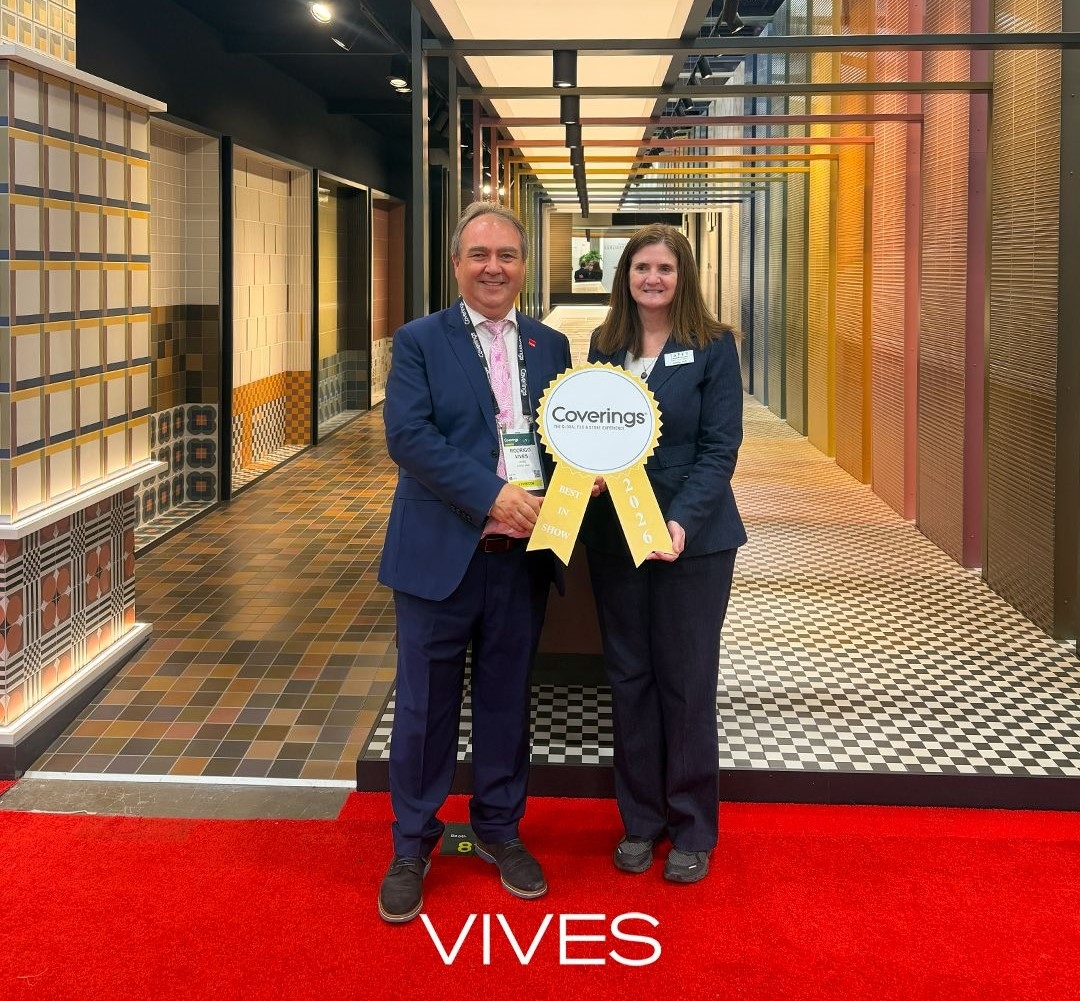 Vives, premiada en los Best Booth Awards de Coverings.