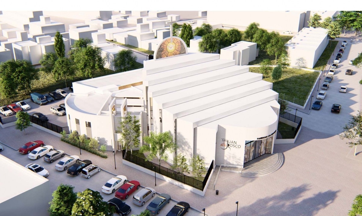 Recreación del nuevo templo San Juan Bosco de Torrent. - Foto: AYUNTAMIENTO DE TORRENT Recreación del nuevo templo San Juan Bosco de Torrent.