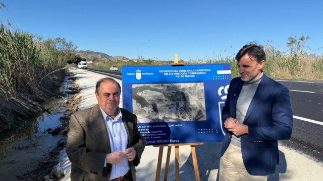 Terminan las obras de la carretera RM-310 que conecta Cañadas de San Pedro con Alicante