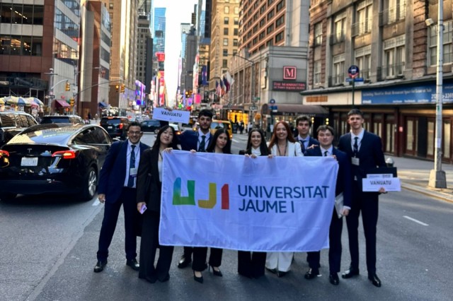 La UJI participa por primera vez en una simulación universitaria del modelo de Naciones Unidas en Nueva York