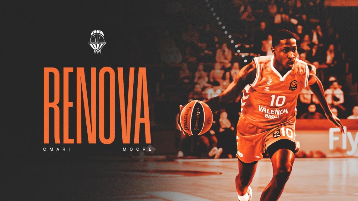 Omari Moore seguirá una temporada más como taronja