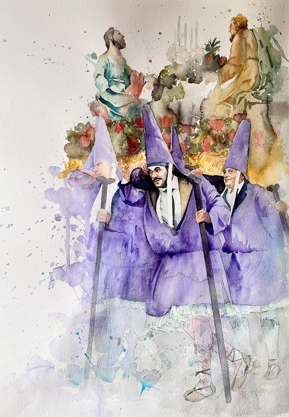 El arte hace coincidir la Semana Santa y el Bando de la Huerta en La Consentida_Art de Murcia con 'Tú eres un Limón penitente'