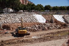 Las obras de emergencia en el Poyo encaran su recta final para hacerlo más resiliente ante inundaciones