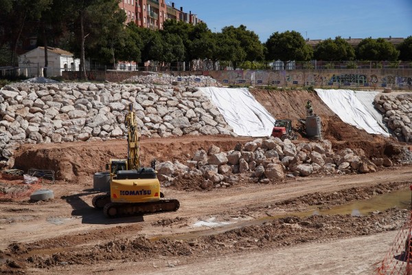 Las obras de emergencia en el Poyo encaran su recta final para hacerlo más resiliente ante inundaciones