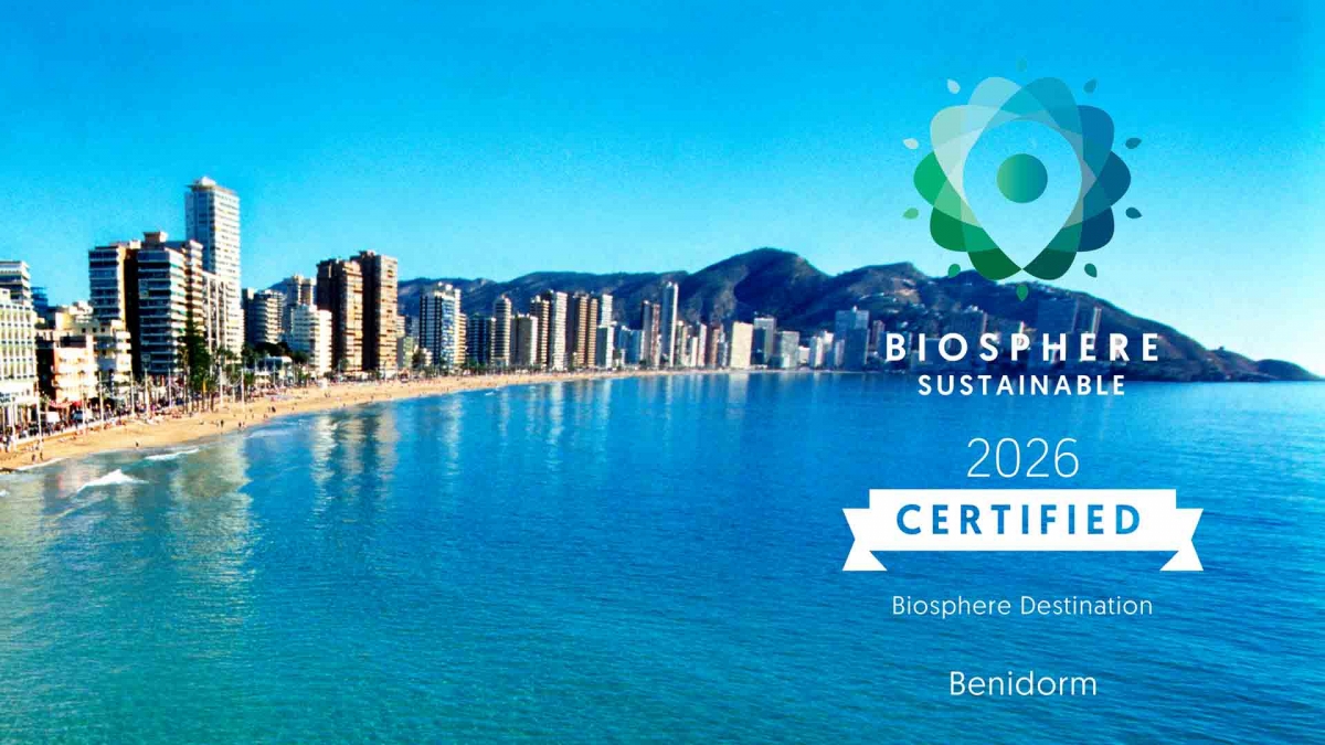 Benidorm logra el sello Biosphere del Instituto de Turismo Responsable