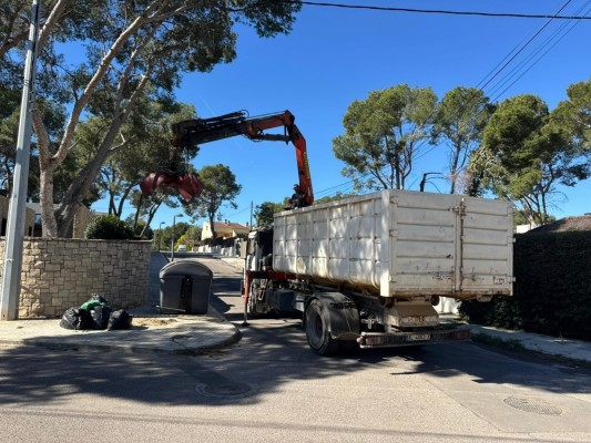 Paterna estrena un innovador servicio municipal de recogida de poda con cita previa en La Canyada