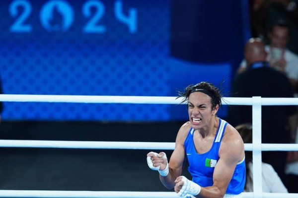 La argelina Imane Khelif peleará por el oro olímpico: 