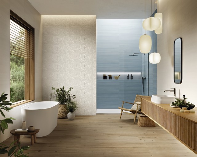 La marca Ibero de Victoria Ceramics Spain gana el premio de diseño en Coverings por su colección 'Biomim'