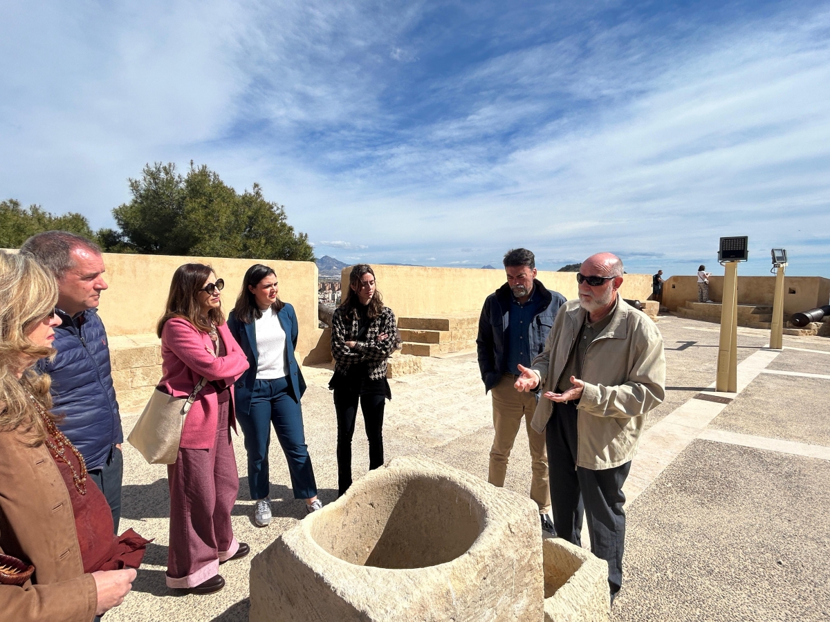 El renovado Baluarte de Santa Ana del Castillo de Santa Bárbara ve la luz: fin a su restauración