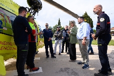 El Consorcio Provincial de Bomberos gana tiempo de respuesta en Semana Santa con un helicóptero de rescate