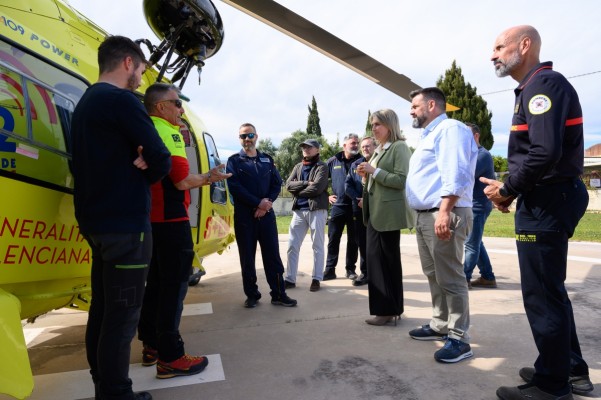 El Consorcio Provincial de Bomberos gana tiempo de respuesta en Semana Santa con un helicóptero de rescate