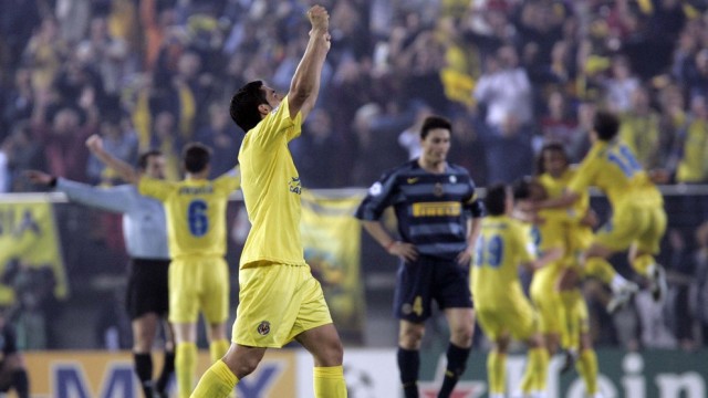 El Villarreal celebra las dos décadas del pase a semifinales de la Champions ante el Inter de Milán