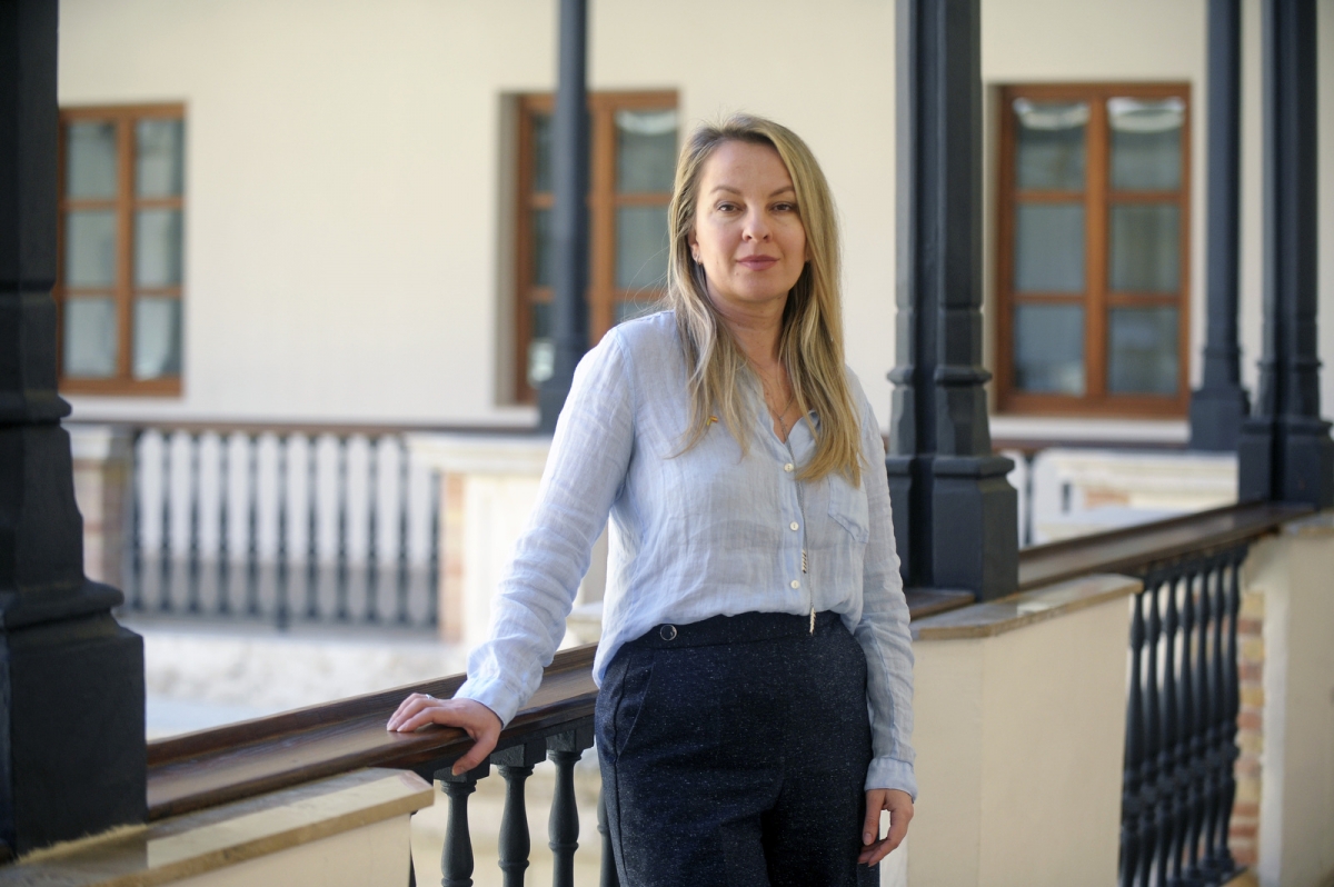 Yulia Sokolovska, embajadora de Ucrania en España.