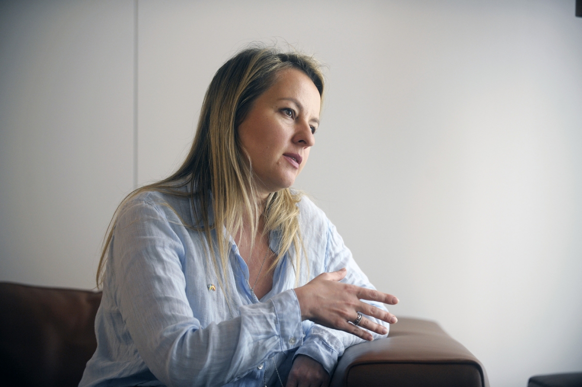 Yulia Sokolovska, embajadora de Ucrania en España.