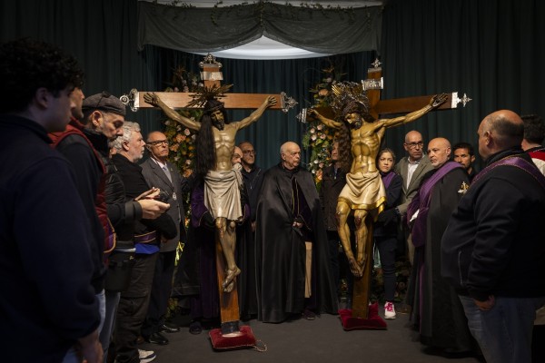 Imágenes del Encuentro de los Cristos de la Semana Santa Marinera