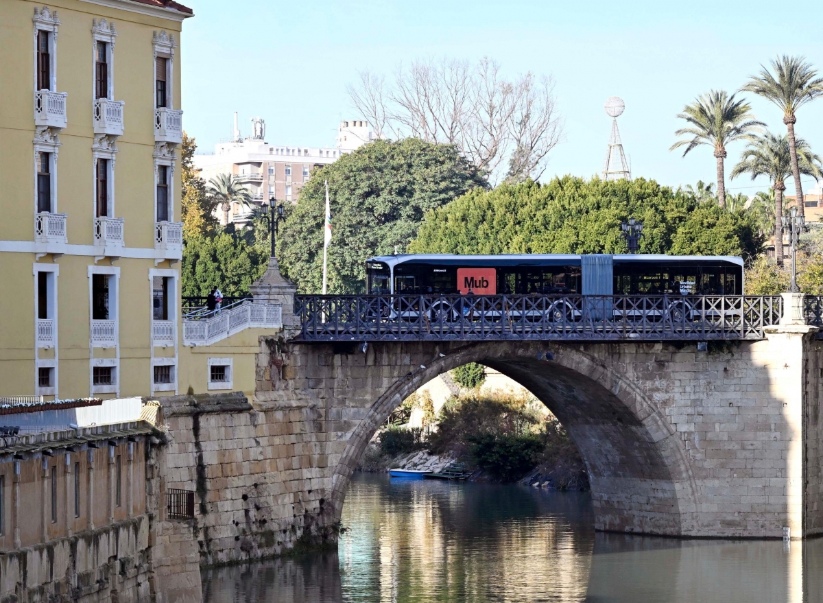 Murcia mantiene el transporte público gratis durante el Bando de la Huerta y en el Entierro de la Sardina