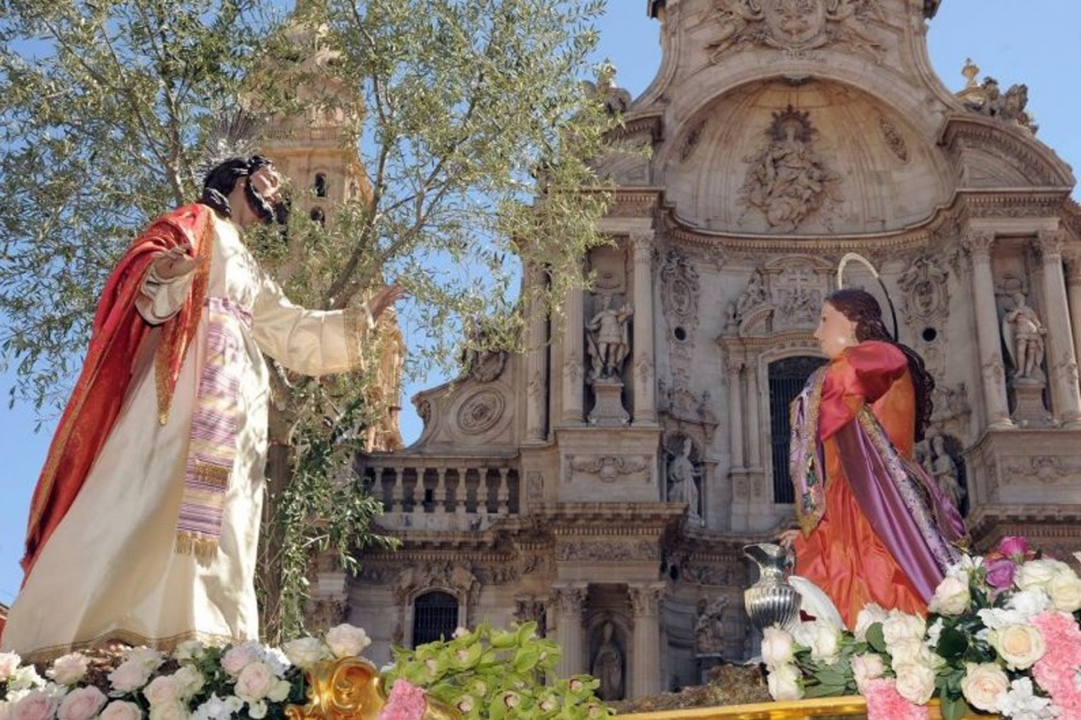 Murcia despide la Semana Santa este domingo con la procesión de la Cofradía del Resucitado