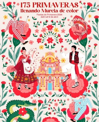 La Primavera 'estalla' en Murcia: este domingo se inauguran los Jardines de Primavera con un show pirotécnico y abren las barracas