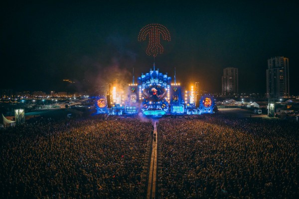 Medusa Festival acoge un espectáculo de luz con 250 drones