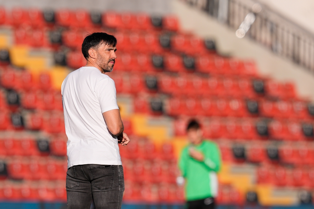 Eder Sarabia el pasado viernes en el estadio de Vallecas - Foto: EP Eder Sarabia el pasado viernes en el estadio de Vallecas