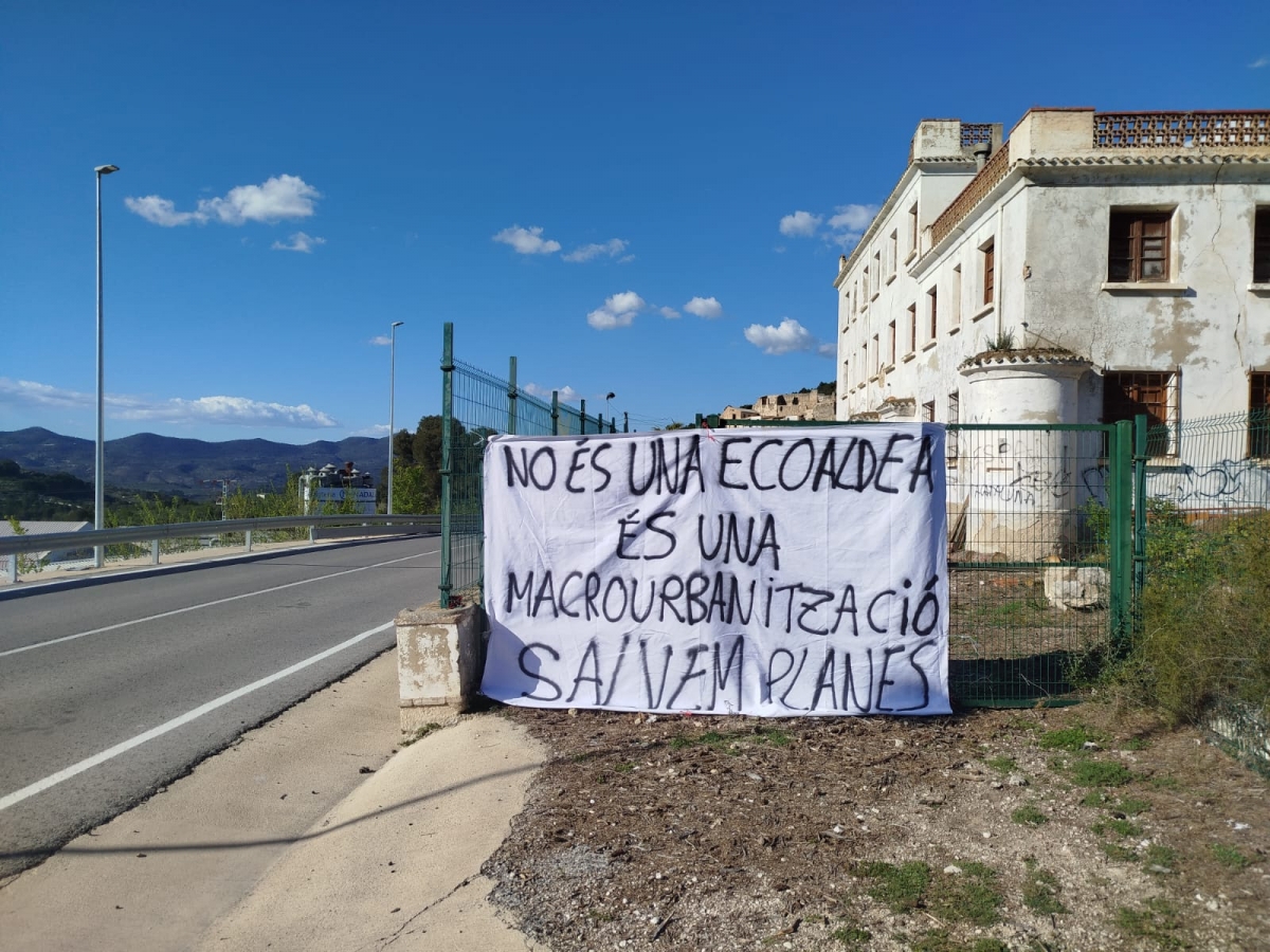 La Coordinadora denuncia la obra 