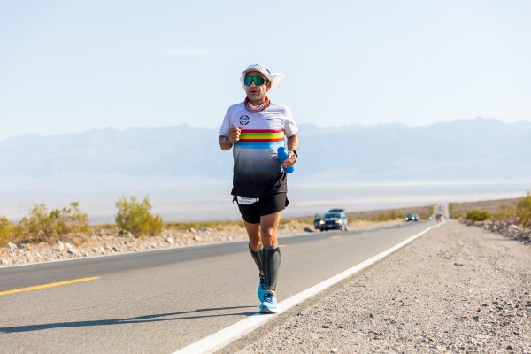 Juan Antonio Cabo Gil, atleta de La Pobla de Farnals, partícipe de la Badwater 135 en California