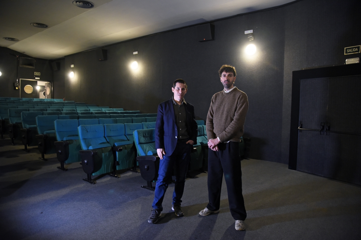 Guillem Beltrán y Leví Navarro, al frente de los cines Babel. 