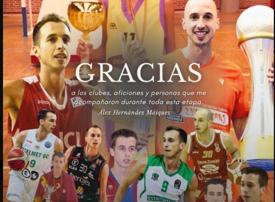 Álex Hernández, tercer murciano con más partidos en la ACB, anuncia su retirada a los 36 años 