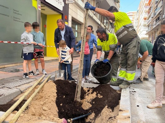 El Plan Foresta transforma la calle Batalla de las Flores en un nuevo corredor verde para Murcia