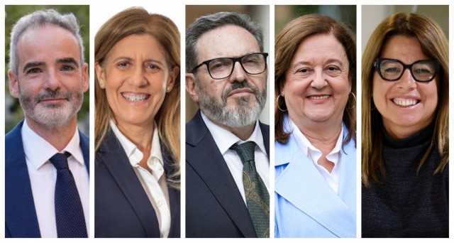 Tres rectoras y dos rectores