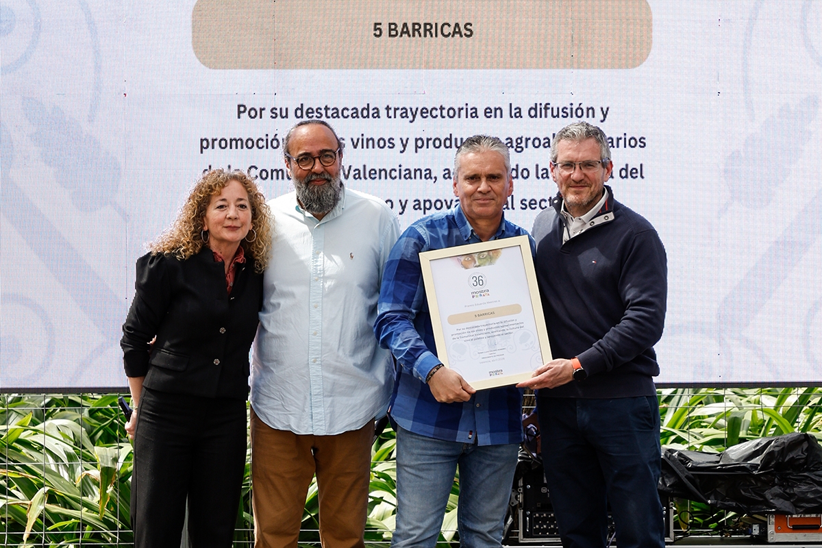 5barricas, premio Eduardo Mestres a la Trayectoria