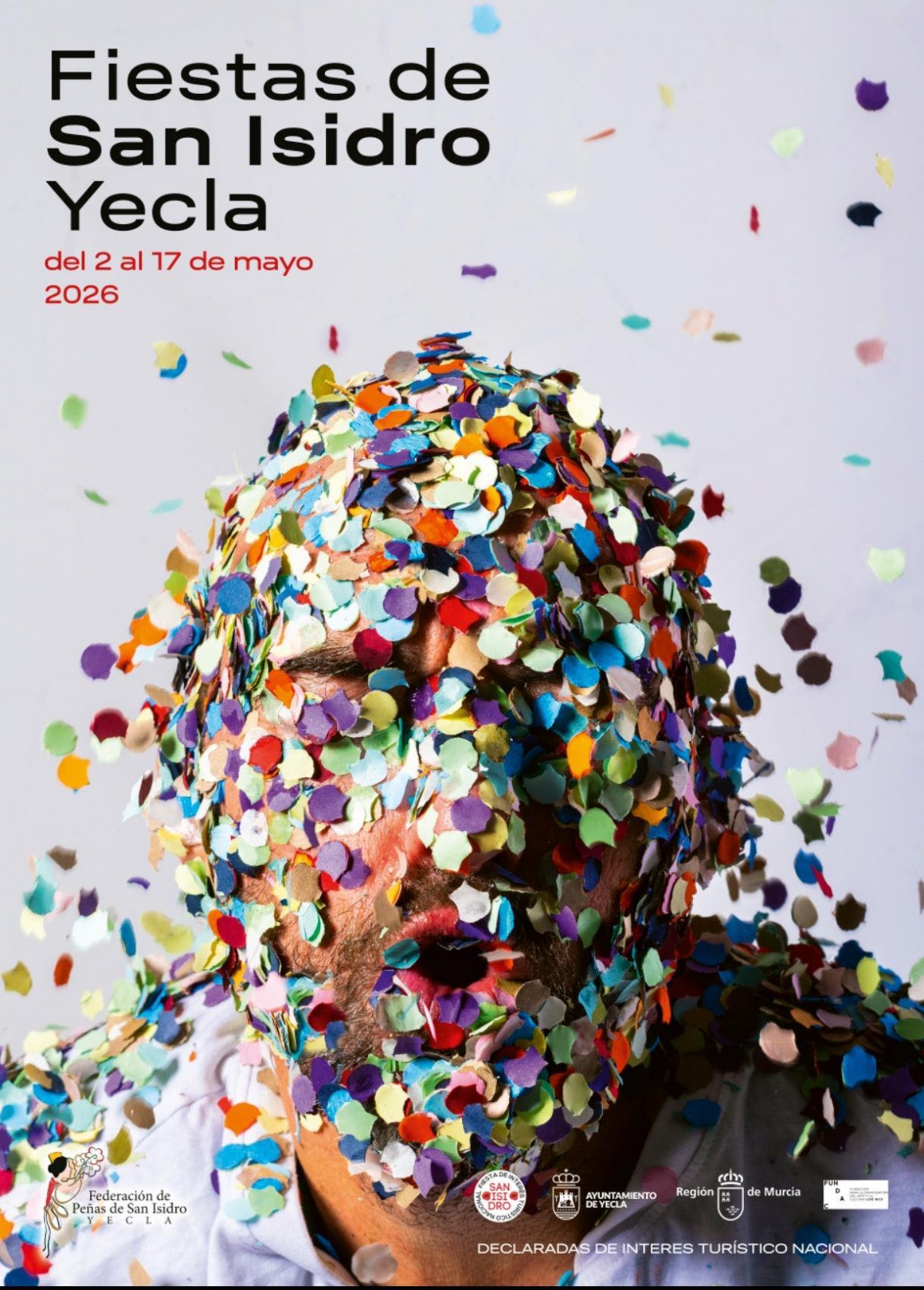 El artista Lidó Rico realiza un impactante cartel de las Fiestas de San Isidro de Yecla