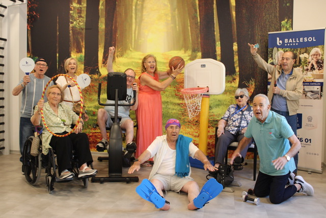 Ancianos participantes en las Gerontolimpiadas - 