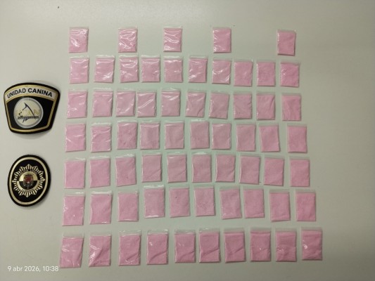 Interceptado con cocaína 'rosa' por la Unidad Canina de la Policía de Alicante: así escondía la droga