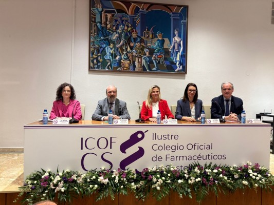 Castelló apoya al sector farmacéutico con su presencia en la toma de posesión de la nueva junta del Colegio Oficial