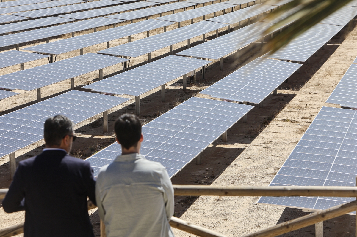 Una de las plantas de Enercoop, en El Campillo.