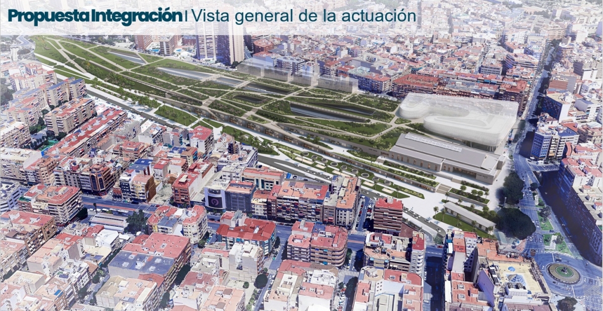 Así será el Parque Central de Alicante: un pulmón verde de 200.000 metros cuadrados y 2.100 metros de largo