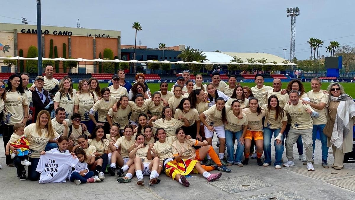 VCF Femenino B, un campeón con alma que rinde homenaje a Fernando Martín