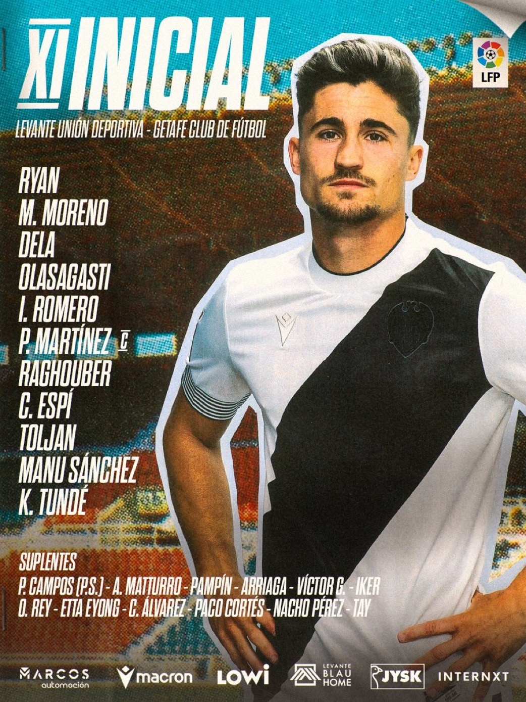 El once del Levante UD para batir al Getafe CF en El Ciutat