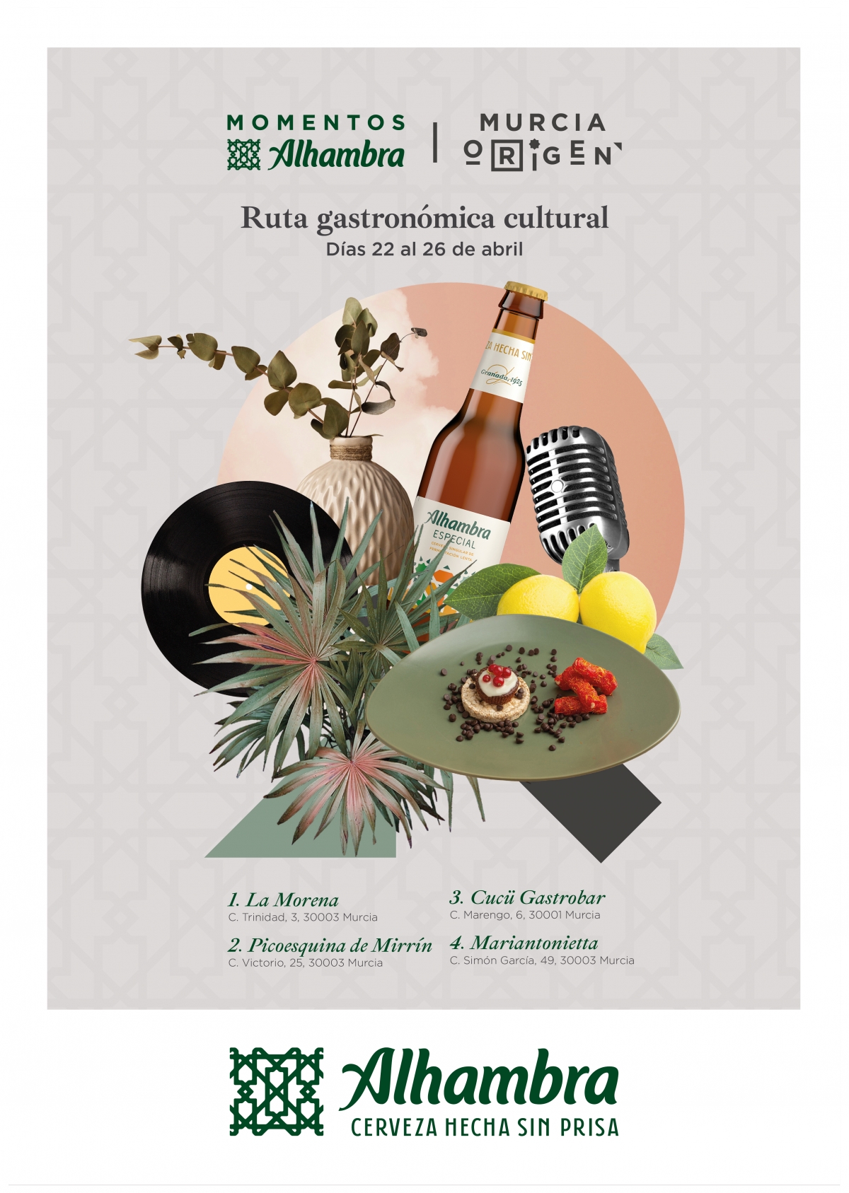 Cartel de la Ruta Gastrocultural por Santa Eulalia