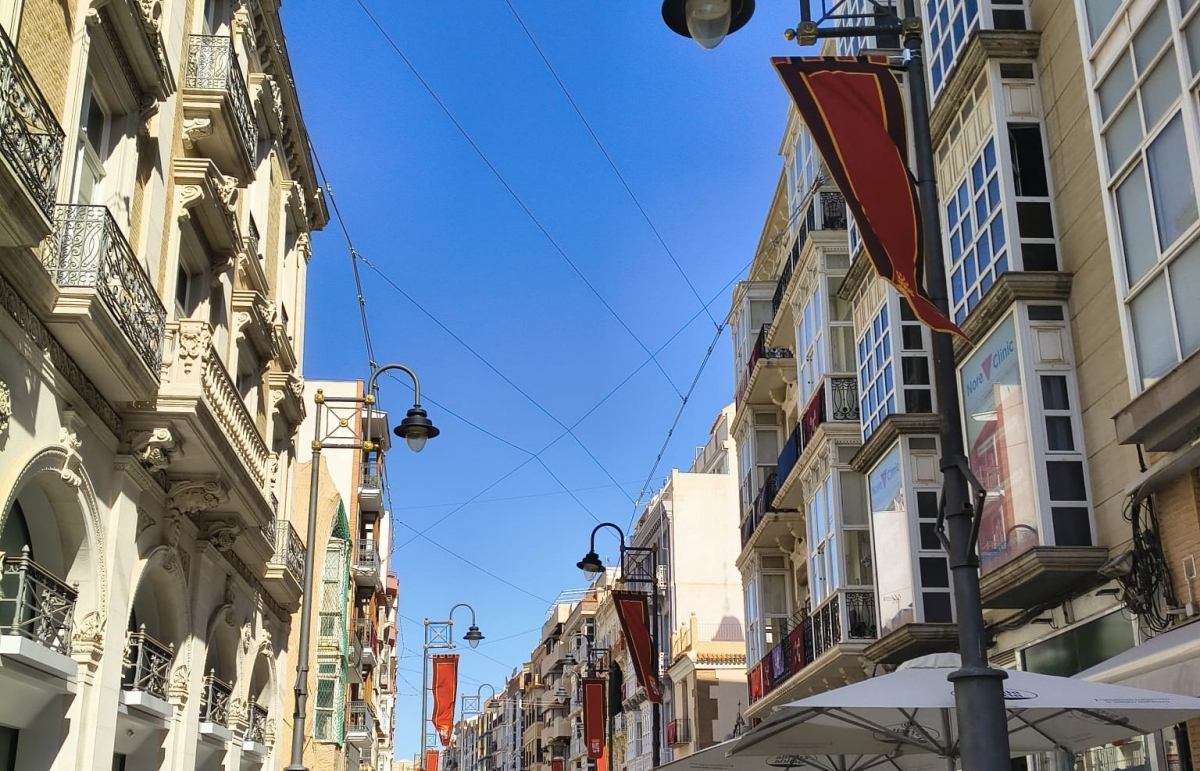 Cartagena acelera el plan 'Teselas' para sombrear la calle del Carmen antes de mayo