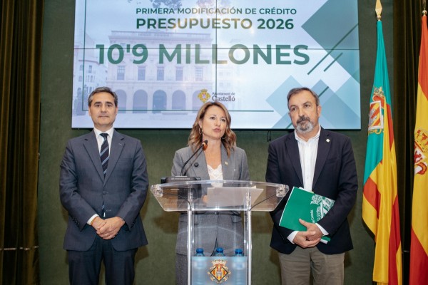 De las ayudas al alquiler joven a los bonos comercio: Castelló 'insufla' 11 millones al presupuesto de 2026